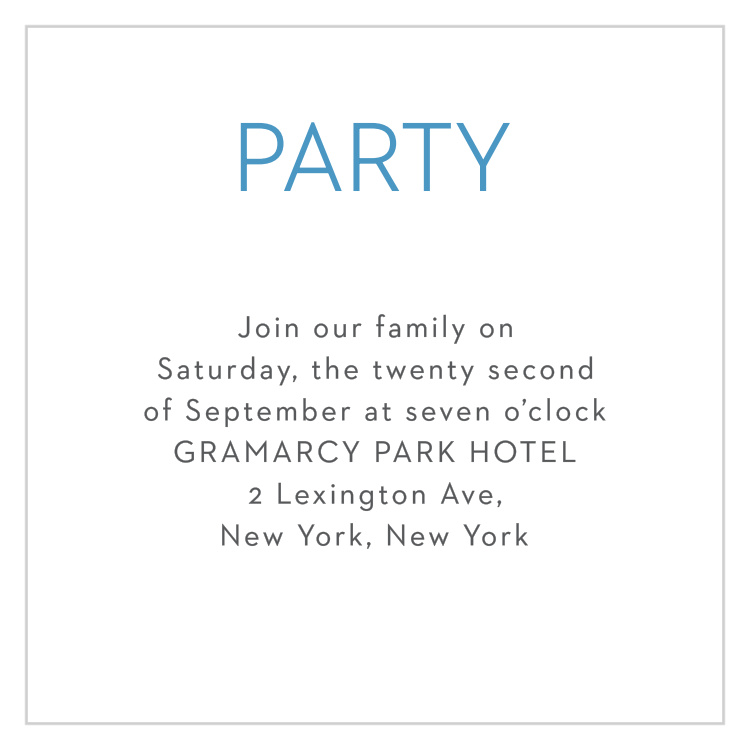 Colorful Names Bar Mitzvah Reception Cards