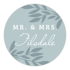 Lakeside Leaves Stickers are a wonderful addition to your wedding.