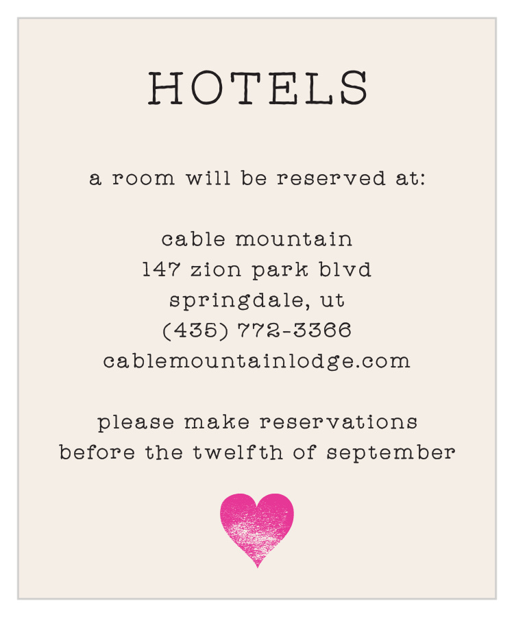 Passing Notes Accommodation Cards