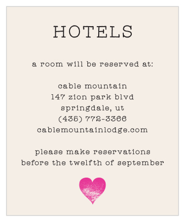 Passing Notes Accommodation Cards