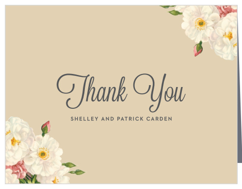 Le Jardinier Wedding Thank You Cards