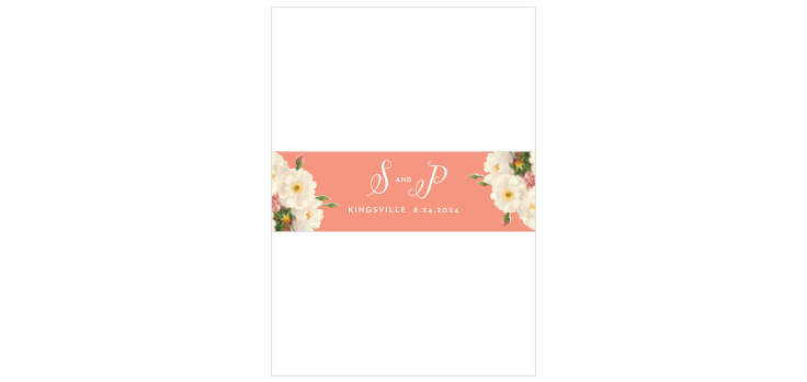 Le Jardinier Wedding Belly Bands