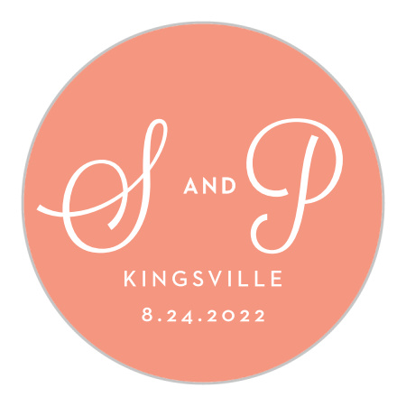 Le Jardinier Wedding Stickers