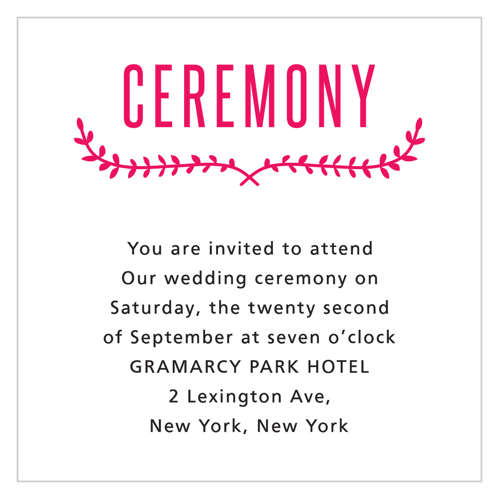 Simply Krafty Ceremony Cards