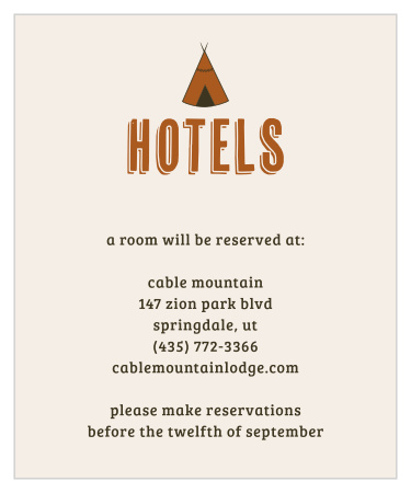 Desert Sky Accommodation Cards