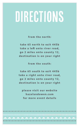 Deco Charm Direction Cards