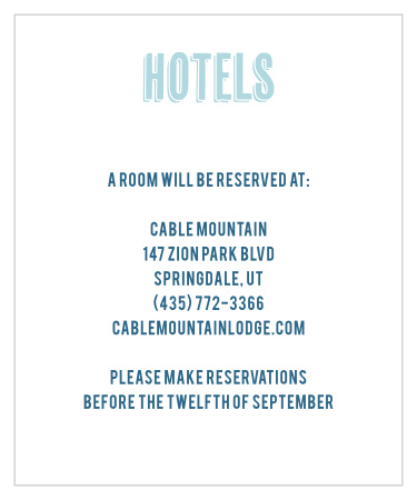 Dream Big Accommodation Cards