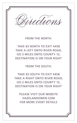 Style & Grace Direction Cards