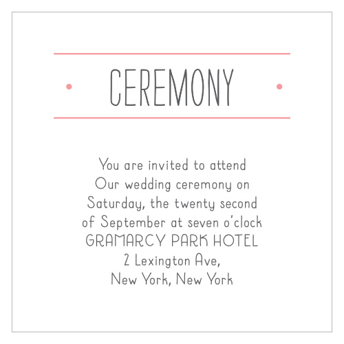 Simple Seal Ceremony Cards