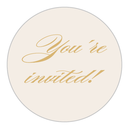 Put the final touches on your invitation with the Golden City Foil Bat Mitzvah Stickers.