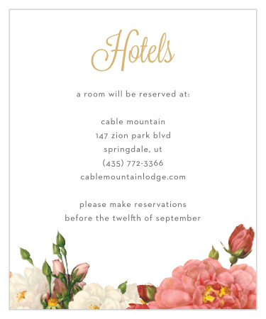 Le Jardinier Foil Accommodation Cards