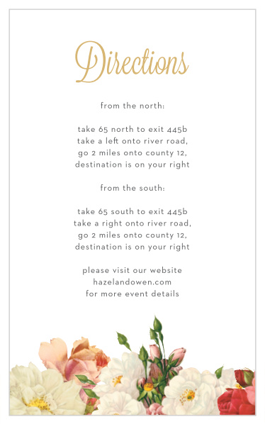 Le Jardinier Foil Direction Cards