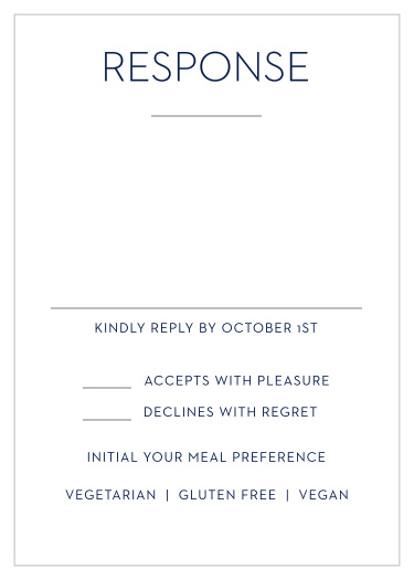 Mod Tallis Foil Bar Mitzvah Response Cards