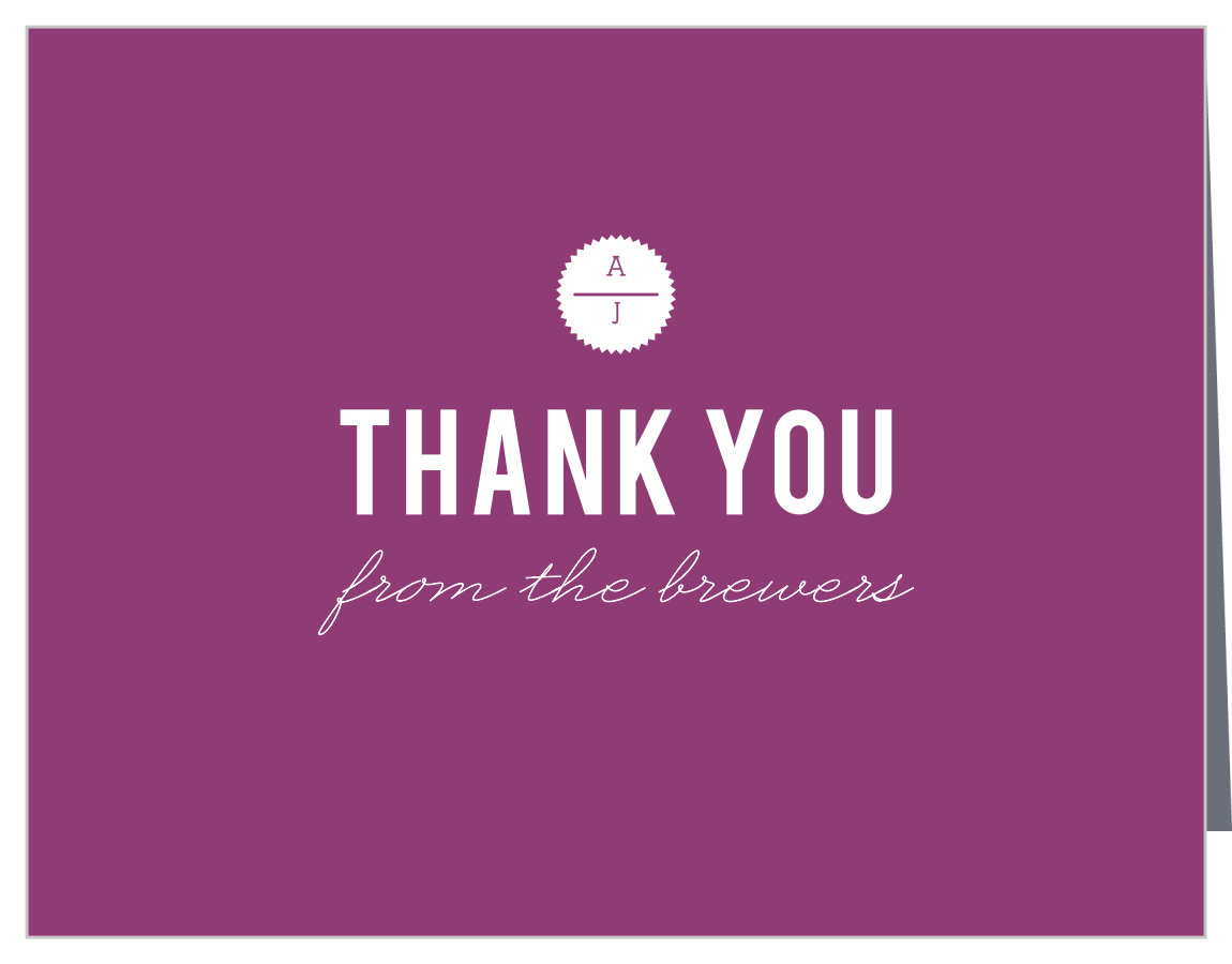 Clean & Classic Wedding Thank You Cards