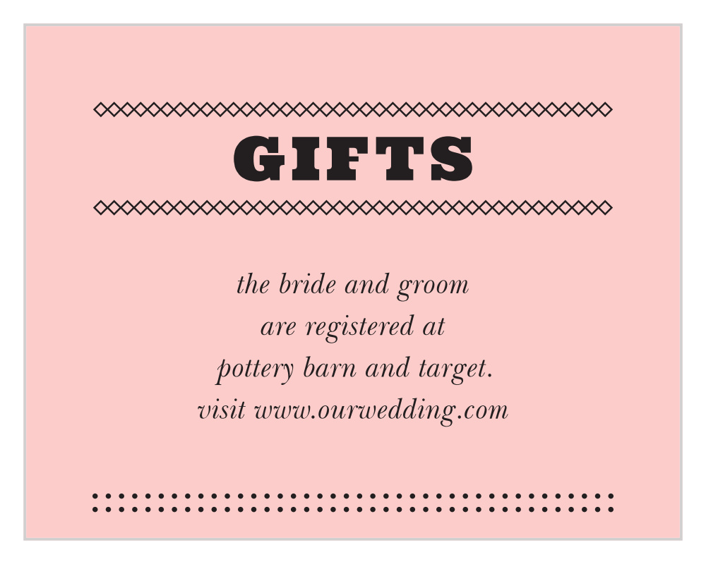 Swirly Love Registry Cards