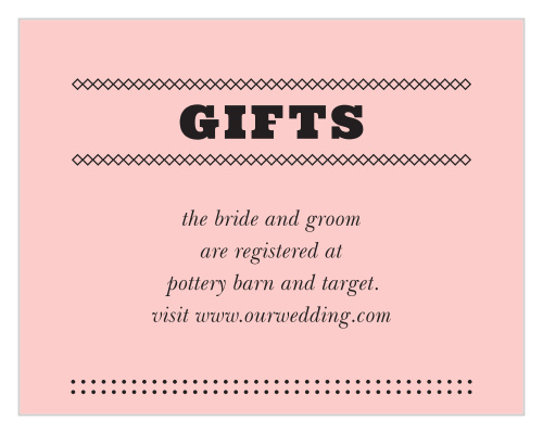 Swirly Love Registry Cards