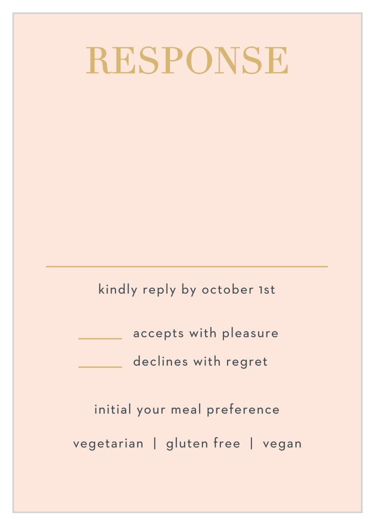 Floral Star Foil Bat Mitzvah Response Cards