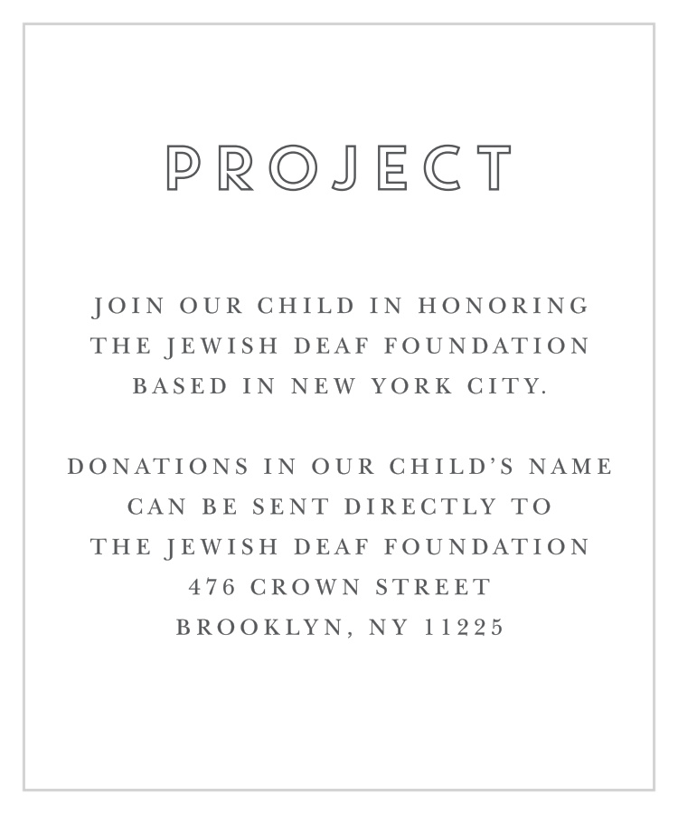 Chalkboard Bar Mitzvah Project Cards