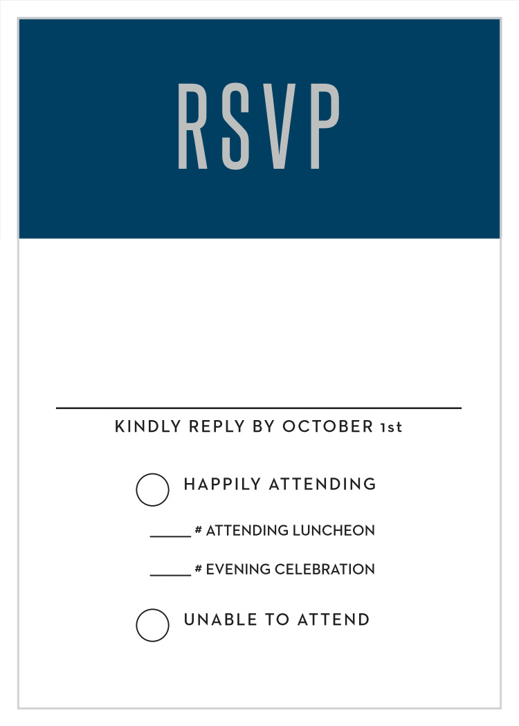 Traditions Foil Bat Mitzvah Response Cards