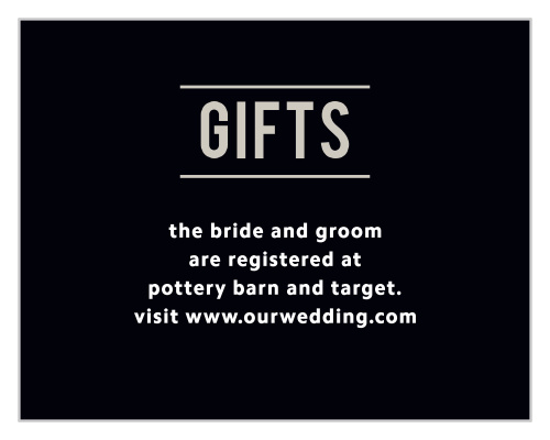 Zig Zags Registry Cards