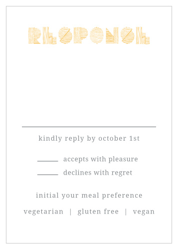 Simply Sketched Response Cards
