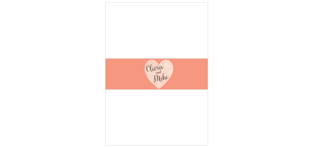 Simply in Love Wedding Belly Bands