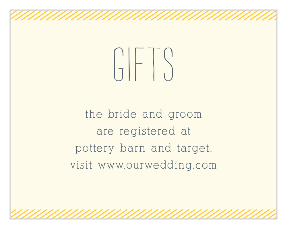 Simply Drawn Registry Cards