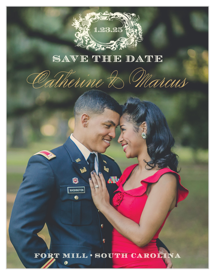 Style & Grace Foil Save the Date Magnets