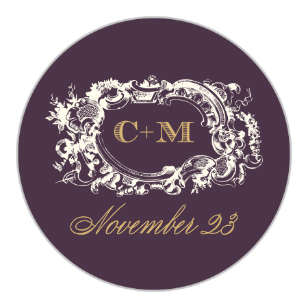 Style & Grace Foil Wedding Stickers