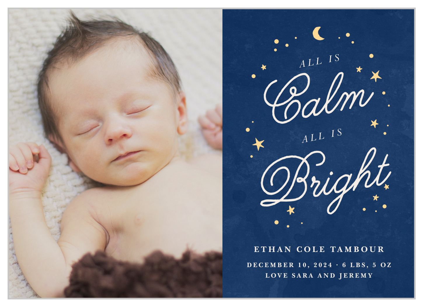 Starry Night Holiday Cards