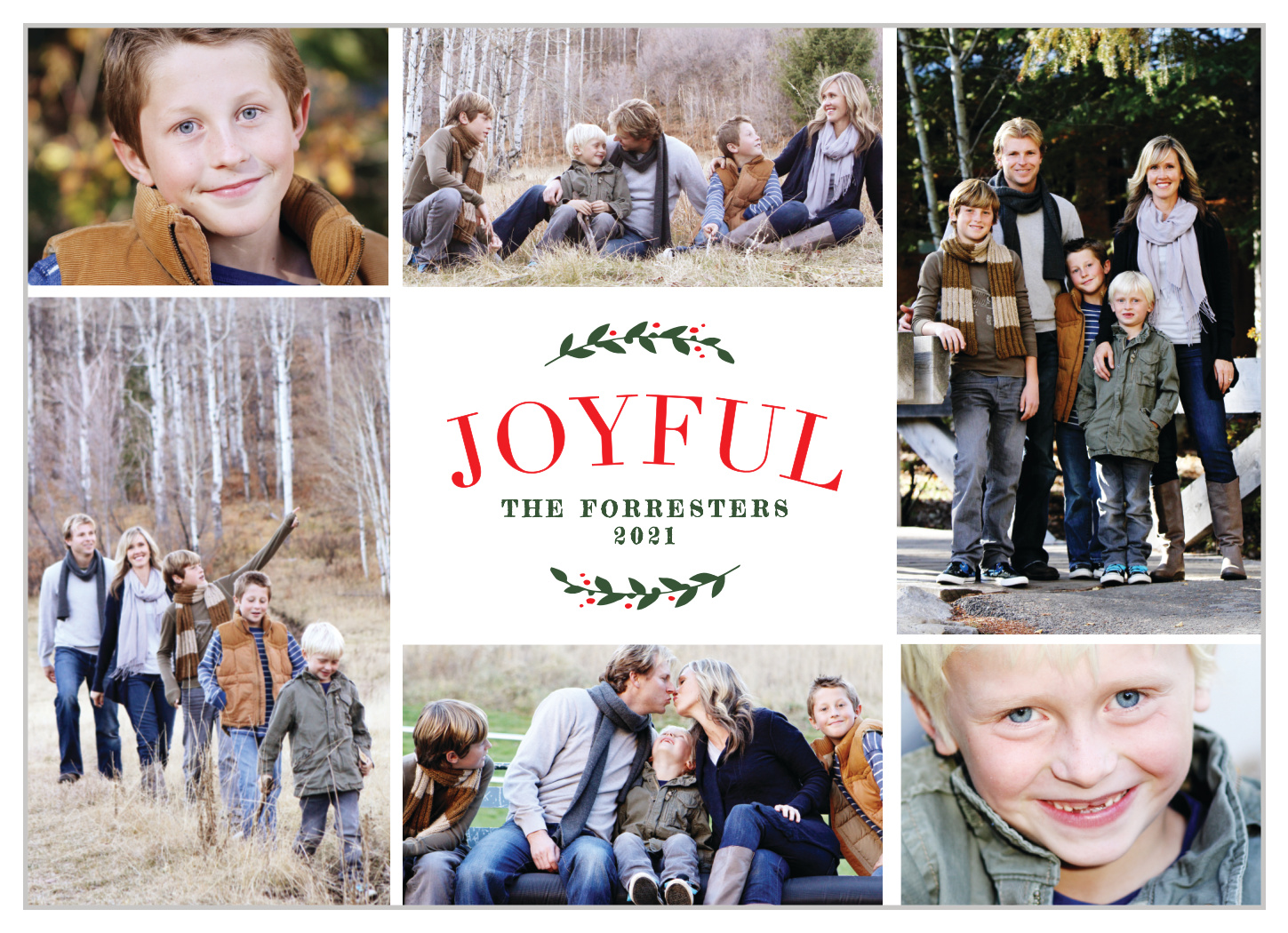 Family Portraits Christmas Cards