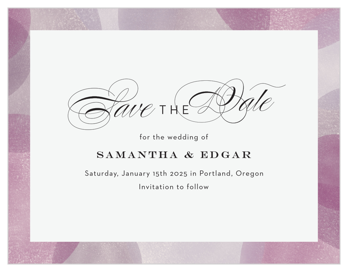 Modern Photo Collage Save the Date Magnets
