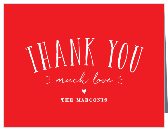 Use the Scrapbook Holiday Thank You Cards to send your appreciation to those who attended your Holiday Party.