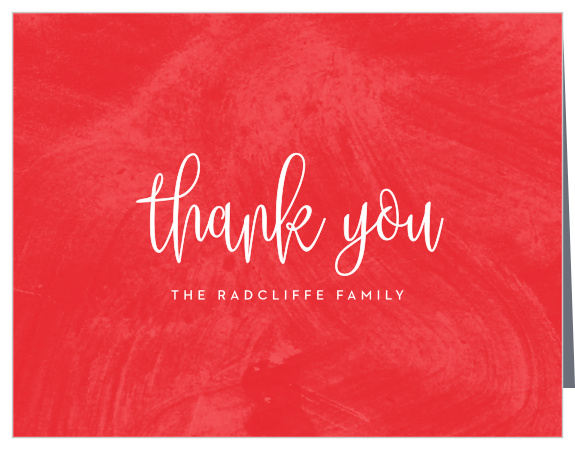Let your guests know how much you appreciate them with the Whimsical Winter Holiday Thank You Cards.