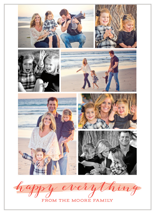 With an assortment of wonderfully touching photos decorating the front cover of our Mistletoe Soiree Holiday Cards, you can give your loved ones the gift of lovely holiday wishes.