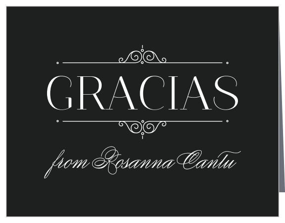 Forever Royalty Quinceañera Thank You Cards