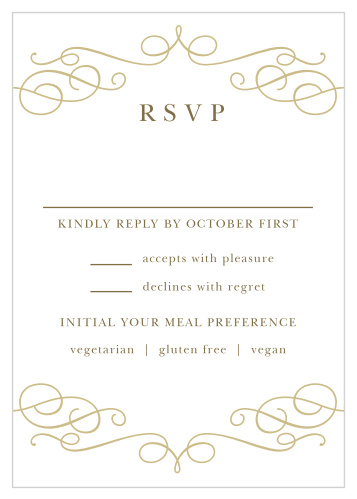 Trendy Swirls Response Cards
