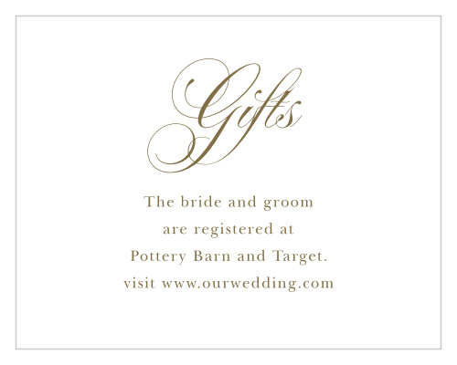 Trendy Swirls Registry Cards