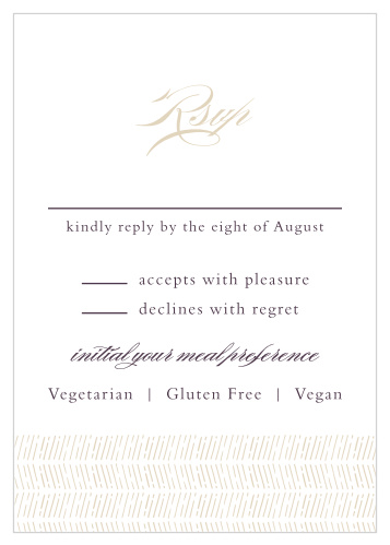Ornate Frame Response Cards