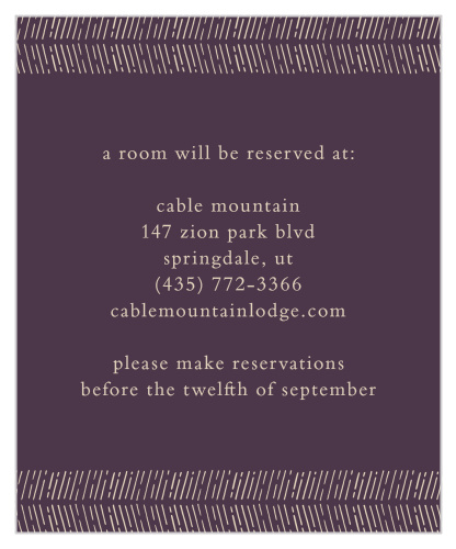 Ornate Frame Accommodation Cards