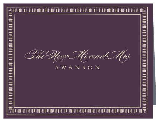 Ornate Frame Wedding Thank You Cards