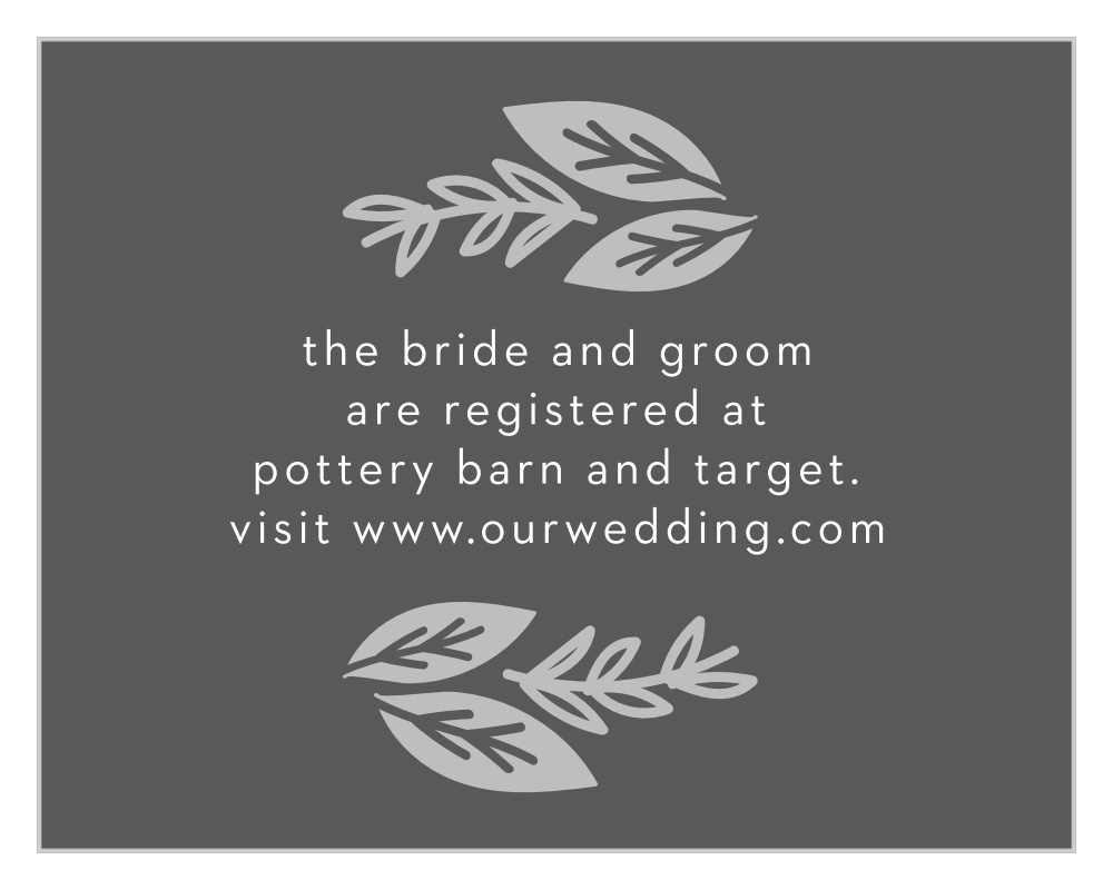 Gardens Abound Foil Registry Cards