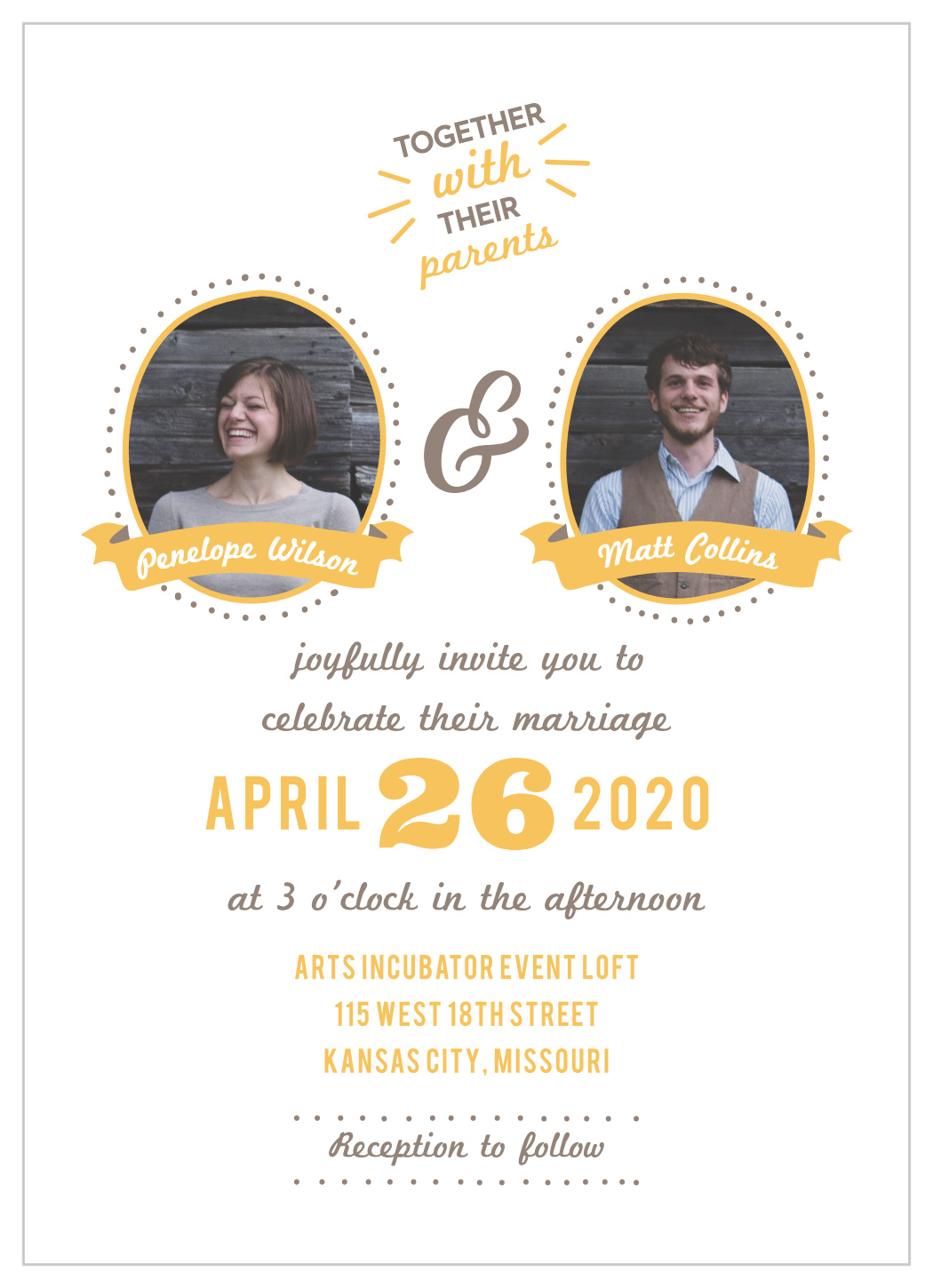 Pretty Playfulness Wedding Invitations