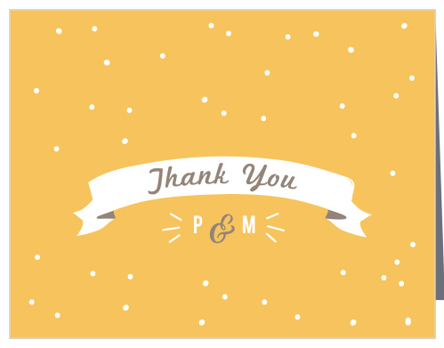 Pretty Playfulness Wedding Thank You Cards
