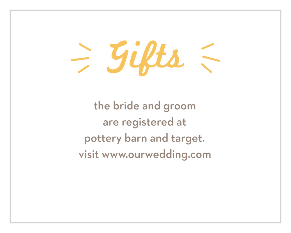 Pretty Playfulness Registry Cards