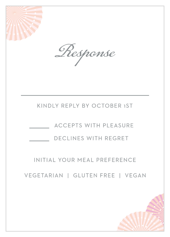 Paper Rosettes Response Cards