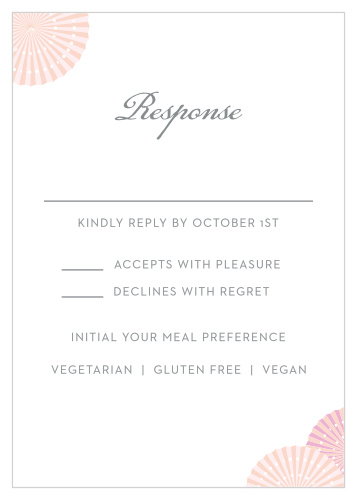 Paper Rosettes Response Cards