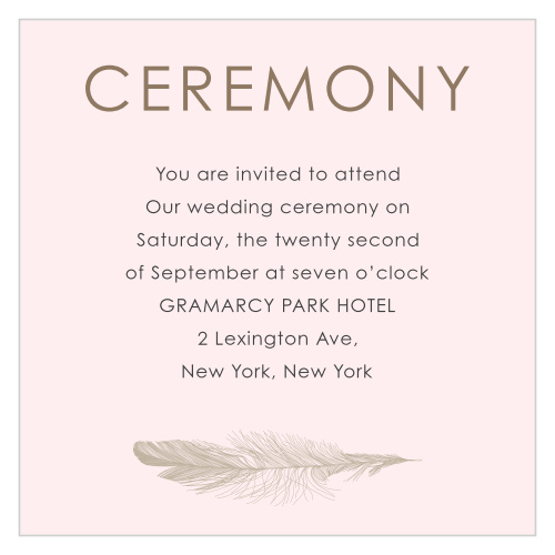 Light As A Feather Ceremony Cards