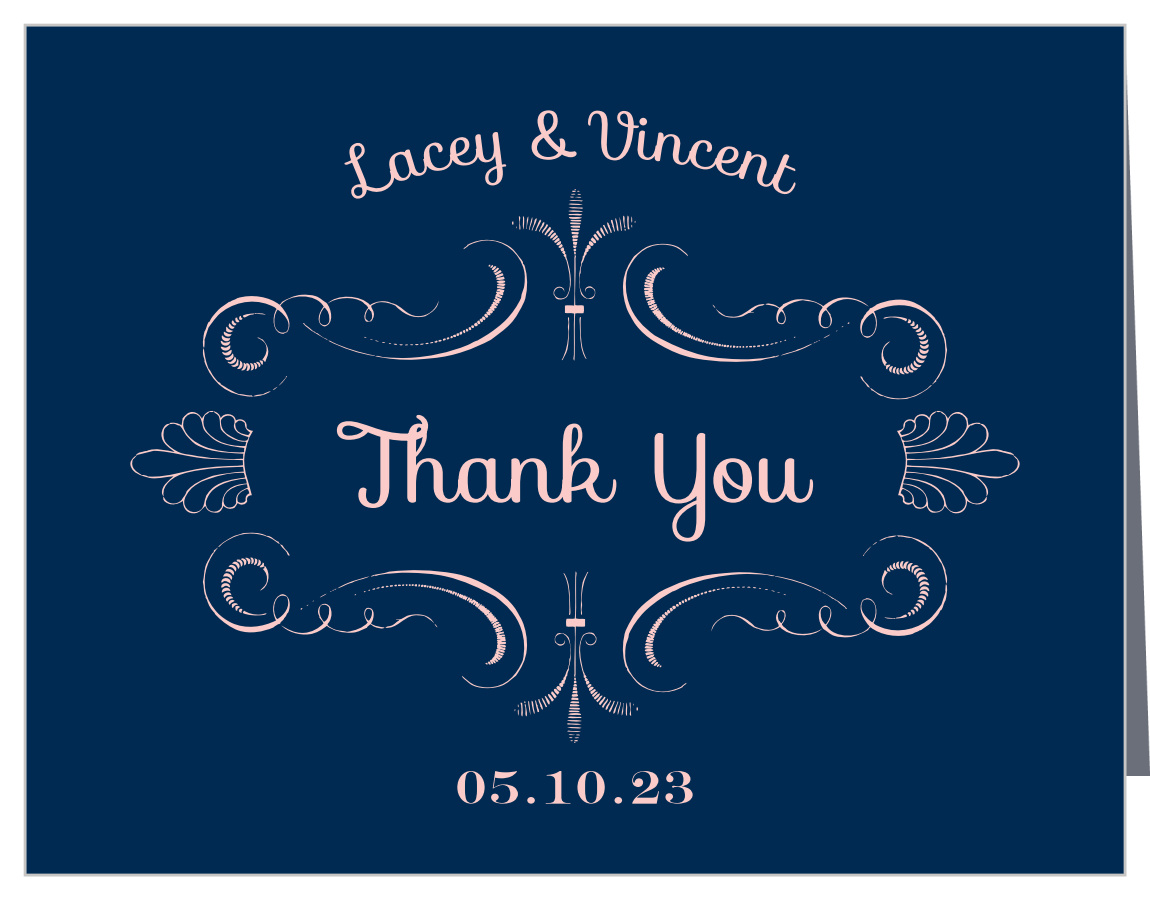 Sweet Elegance Wedding Thank You Cards