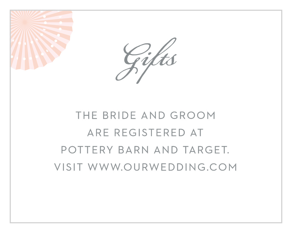 Paper Rosettes Registry Cards